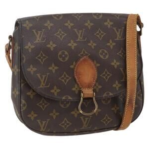 LOUIS VUITTON Monogram Saint Cloud GM Shoulder Bag M51242 LV Auth 156100